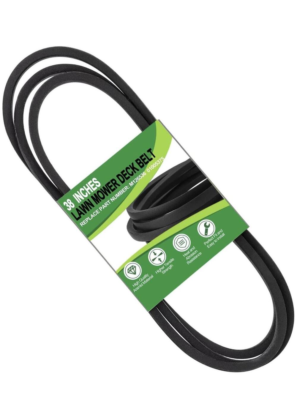 M126536 John Deere Deck Belt LT133 LT150 LT155 LT160 LT180 with 38" 42inch